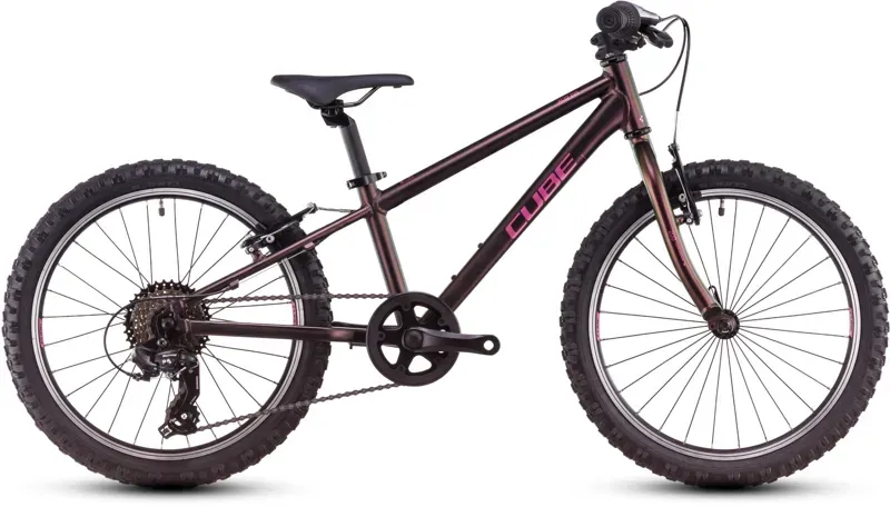 Cube Acid 200 2026 Kids Bike in Molotov/Pink