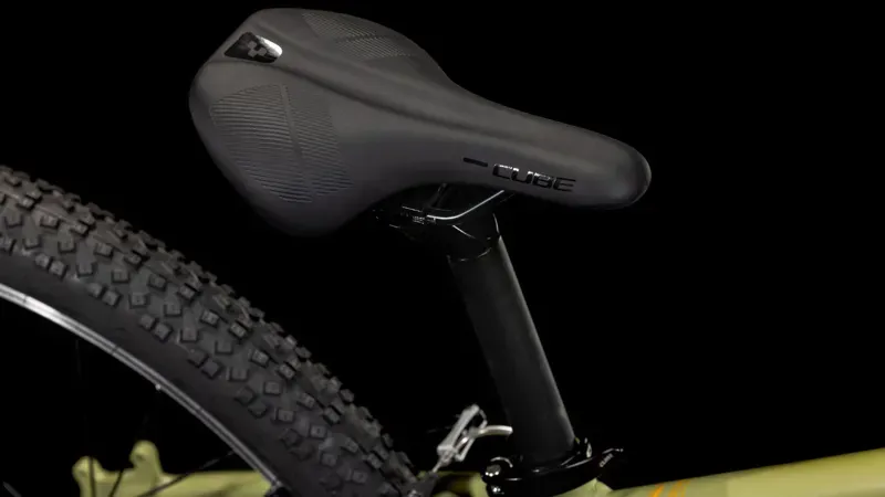 Cube Acid 240 Kids Bike in Light Olive/Orange-5