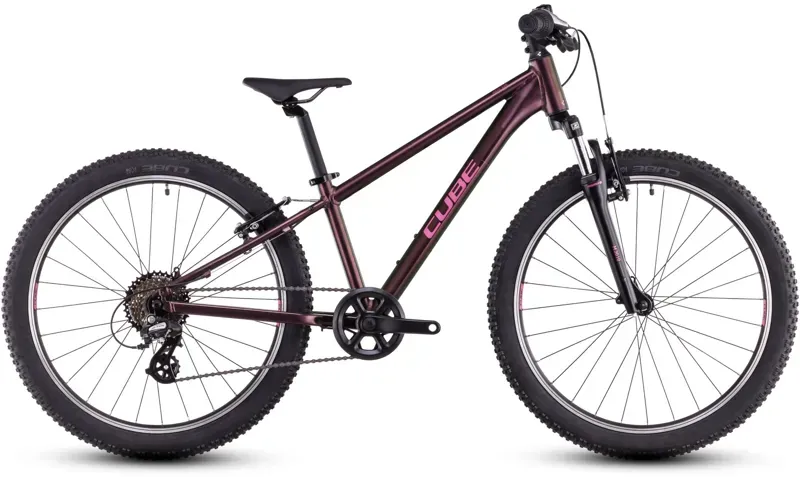 Cube Acid 240 Kids Bike in Molotov/Pink