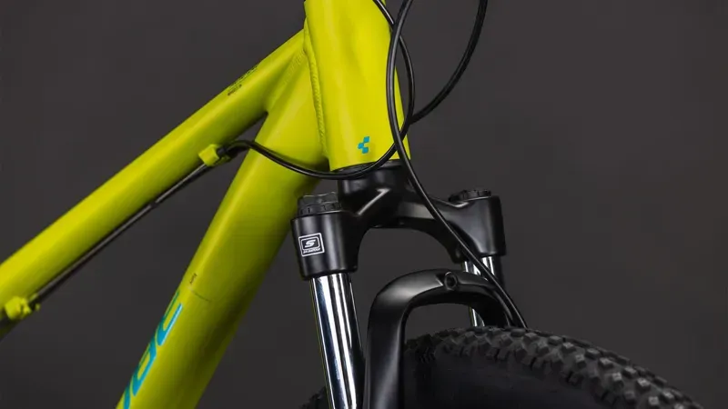 Cube Acid 240 Disc Kids Bike in Lizard/Blue-6