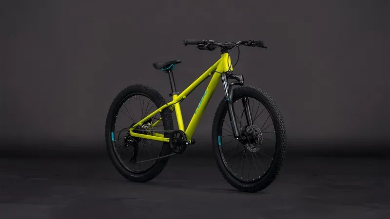 Cube Acid 240 Disc Kids Bike in Lizard/Blue-1