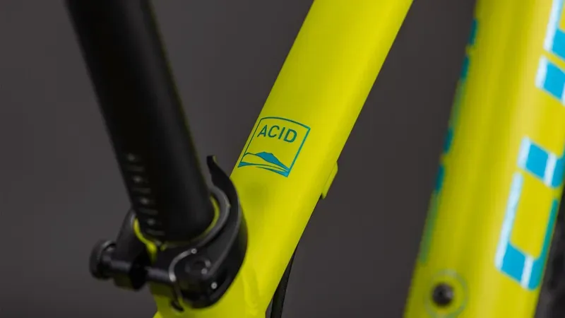 Cube Acid 240 Disc Kids Bike in Lizard/Blue-3