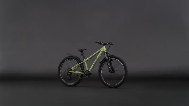 Cube Acid 240 FE Kids Bike in Light Olive/Orange-1