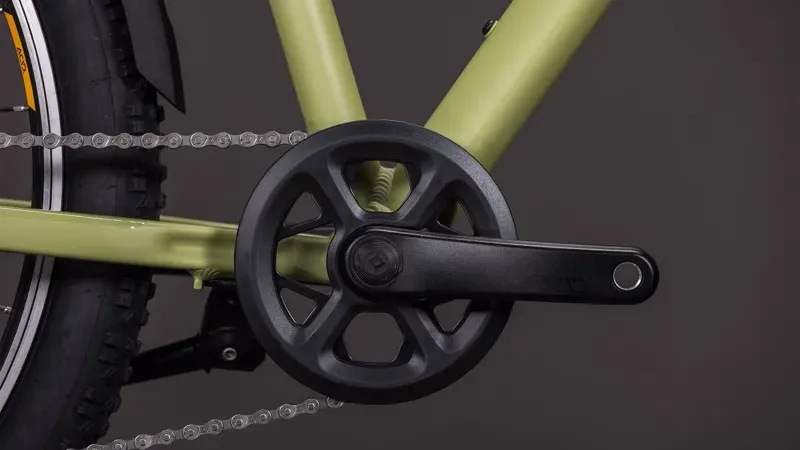 Cube Acid 240 FE Kids Bike in Light Olive/Orange-5