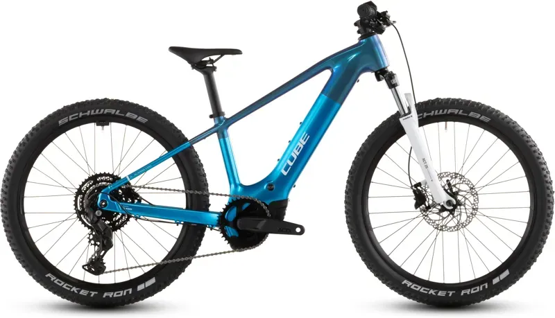 2026 Cube Acid 240 Hybrid Rookie Pro 400x E-Kids Bike In Actionteam
