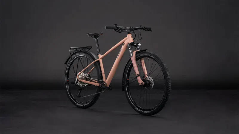 Cube Aim SLX FE Mountain Bike in Blush Rose/Black-1