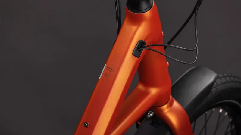 Cube Compact Hybrid 545 E-Hybrid Bike in Rust Orange-2