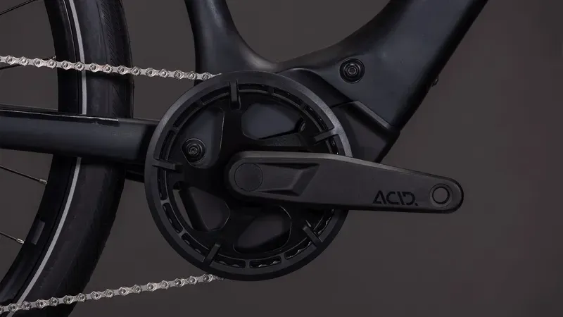 Cube Editor Hybrid Pro 400x Trapeze E-Hybrid Bike in Coal/Prism-4