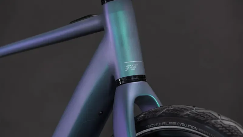 Cube Editor Hybrid SLT 400x City E-Bike in Smaragd Grey/Prism-6