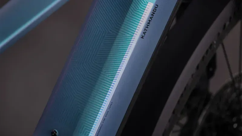 Cube Kathmandu Hybrid EXC 800 eHybrid Bike in Smaragd Grey/Prism-5