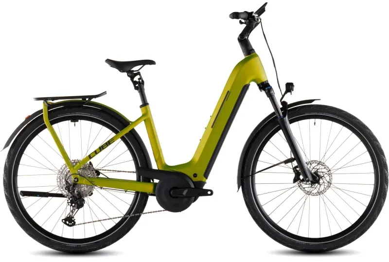 Cube Kathmandu Hybrid Pro 800 eHybrid Bike in Lizard/Black-2