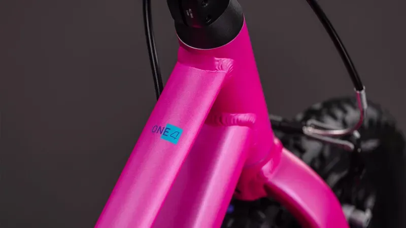 Cube Numove 140 Kids Bike in Fuchsia/Plum-2