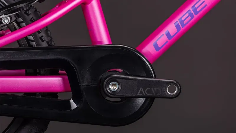 Cube Numove 140 Kids Bike in Fuchsia/Plum-5