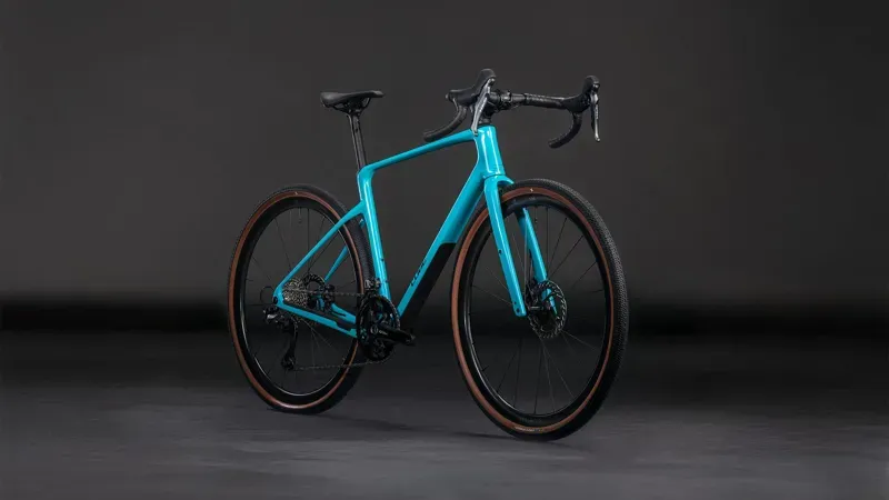 Cube Nuroad C:62 Pro Gravel Bike in Swimming Pool/Black-1