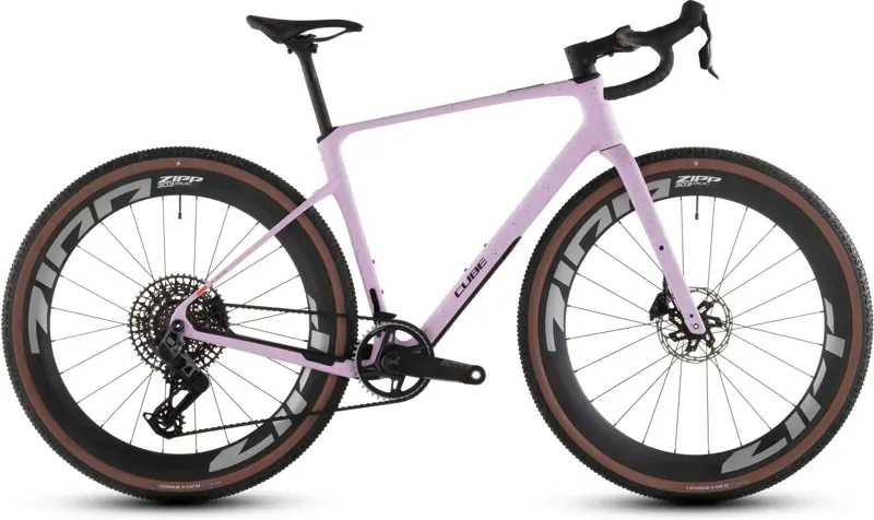 2026 Cube Nuroad C:62 SLX Gravel Bike in Rhodonite/Orange