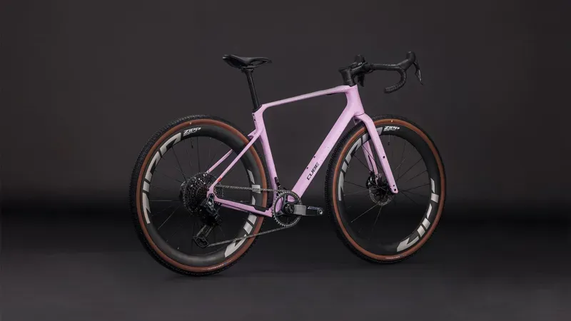 2026 Cube Nuroad C:62 SLX Gravel Bike in Rhodonite/Orange-1