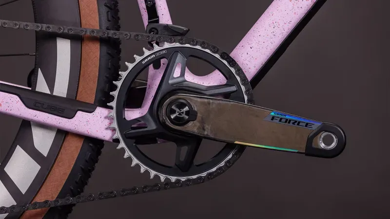 2026 Cube Nuroad C:62 SLX Gravel Bike in Rhodonite/Orange-5