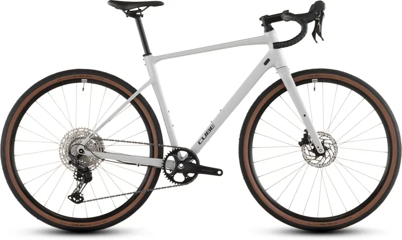 Cube Nuroad EX Gravel Bike in Cotton/Grey
