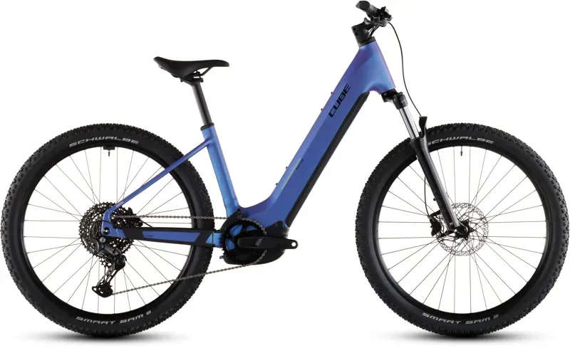 Cube Reaction Hybrid One 800 E-MTB in Blue Iris/Reflect-2