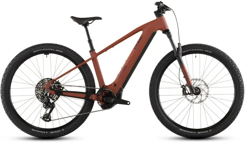 Cube Reaction Hybrid Race 800 E-MTB in Amber/Black