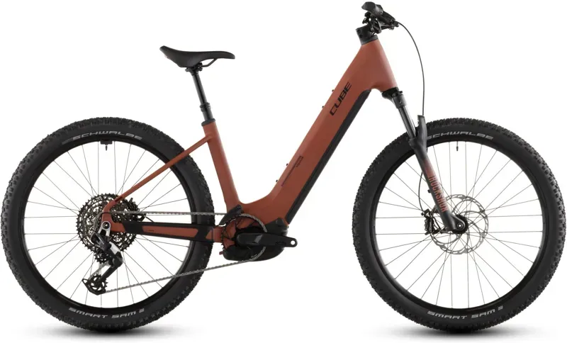 Cube Reaction Hybrid Race 800 E-MTB in Amber/Black-4