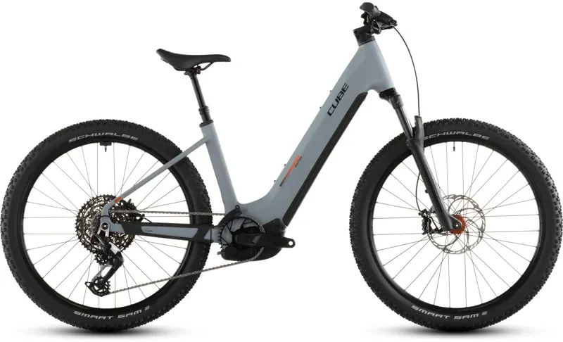 Cube Reaction Hybrid Race 800 E-MTB in Vulcan/Orange-4