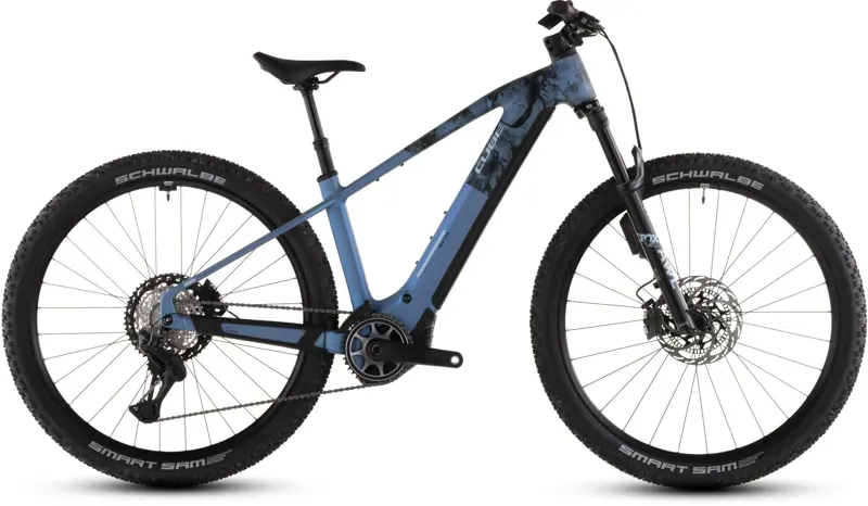 Cube Reaction Hybrid SLT 800 E-Hybrid Bike in Haze Blue/Fume