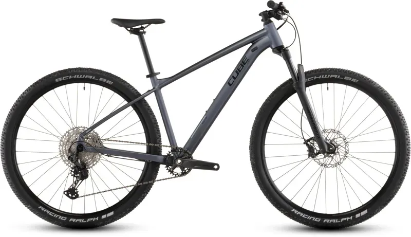 Cube Reaction SLX Mountain Bike in Metallic Grey/Black
