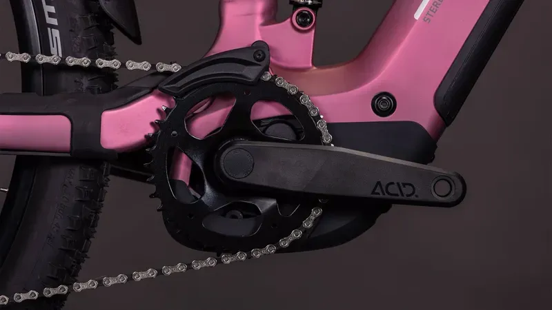 Cube Stereo Hybrid one22 Race 800 E-Hybrid Bike In Shift Blush/Black-5