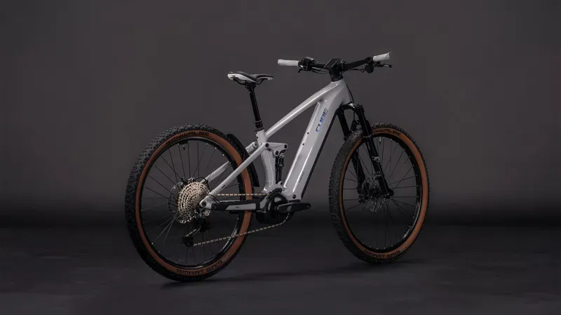 Cube Stereo Hybrid One22 SLX 800 E-MTB in Greige Switch-1