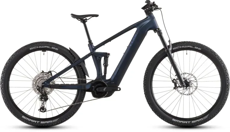 Cube Stereo Hybrid One22 SLX 800 E-MTB in Indigo Blue