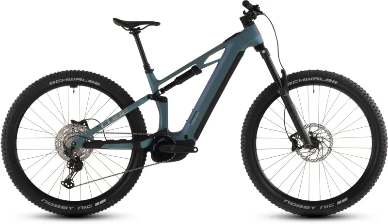 Cube Stereo Hybrid One44 HPC Race 800 E-MTB In Smaragdgrey/Prism