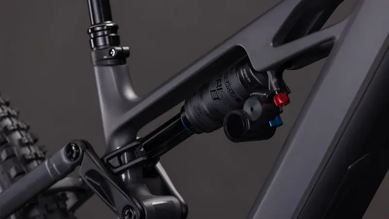 2026 Cube Stereo Hybrid One77 HPC Race 800 E-MTB in Iron Grey/Black-6