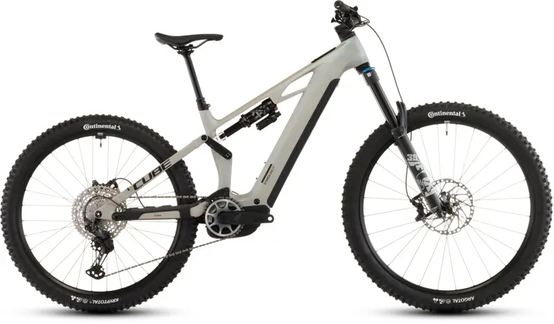 2026 Cube Stereo Hybrid One77 HPC SLX 800 E-MTB in Glint Sand/Black