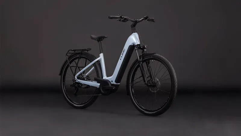Cube Touring Hybrid One 600 E-Hybrid Bike in Glacier/Reflex-5