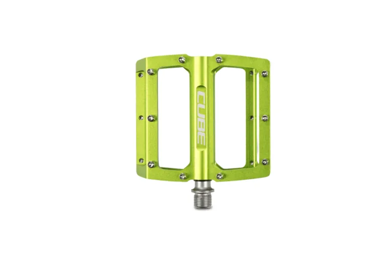 Cube All Mountain Flat Pedals in Green