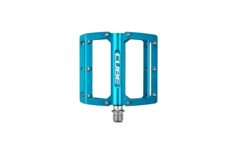 Cube All Mountain Flat Pedals in Blue