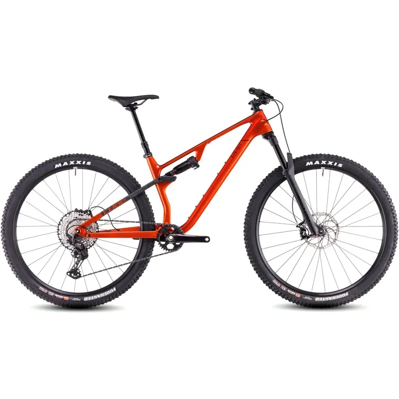 Cube AMS one11 c:68x Pro Mountain Bike in Electric Orange/Carbon