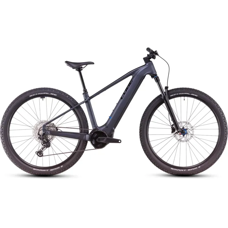 Cube Reaction Hybrid Pro 600 eMountain Bike in Metallic Grey/Black