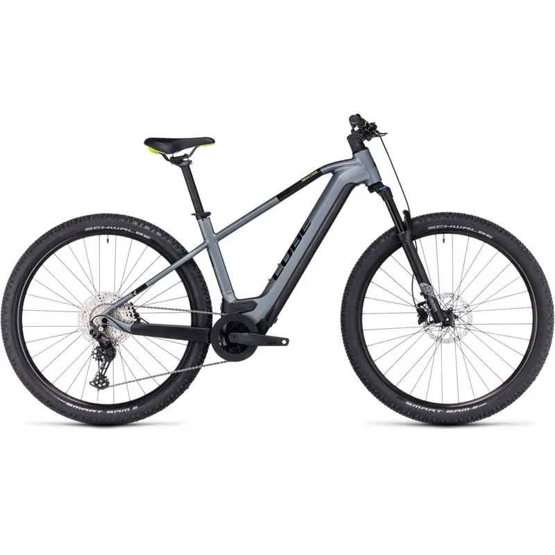 Cube Reaction Hybrid Pro 750 eMountain Bike in Flash Grey/Green