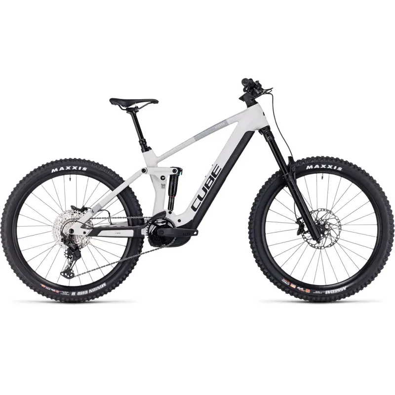Cube Stereo Hybrid 160 HPC SLX 750 27.5 eMountain Bike in Grey