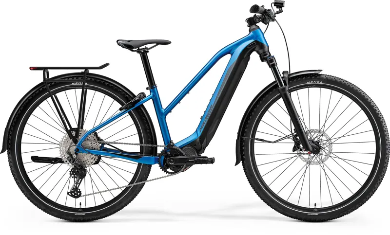 Merida eBig Tour 600EQ Electric Mountain Bike in Blue
