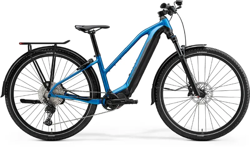 Merida eBig Tour 600 EQ MY22 Electric Bike in Blue