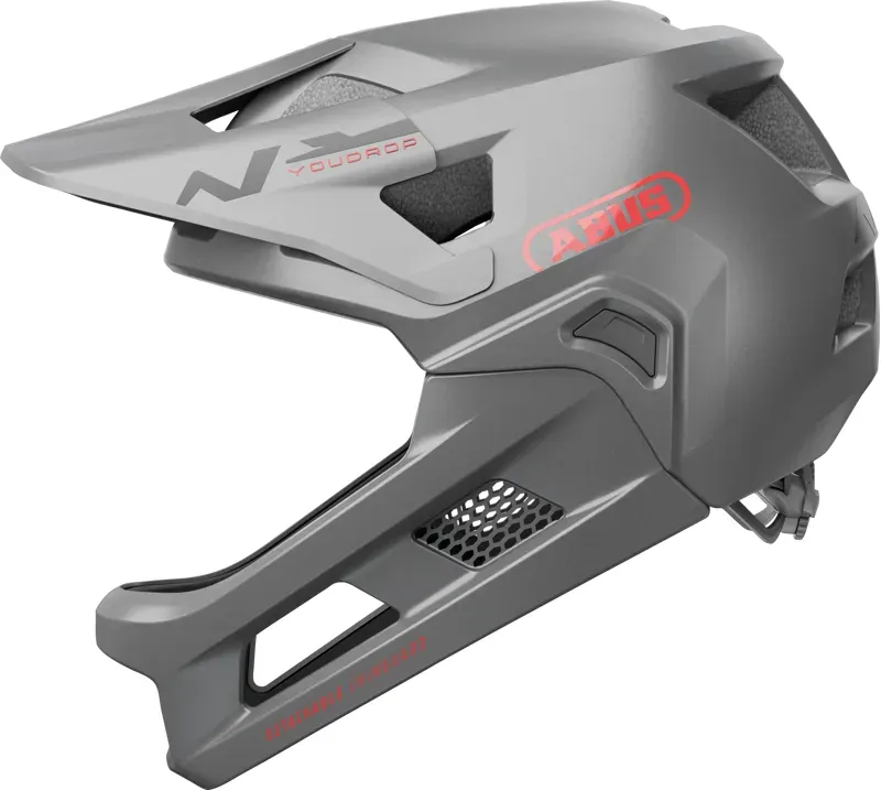 ABUS YouDrop Full Face 48-55cm Kids Helmet In Silver