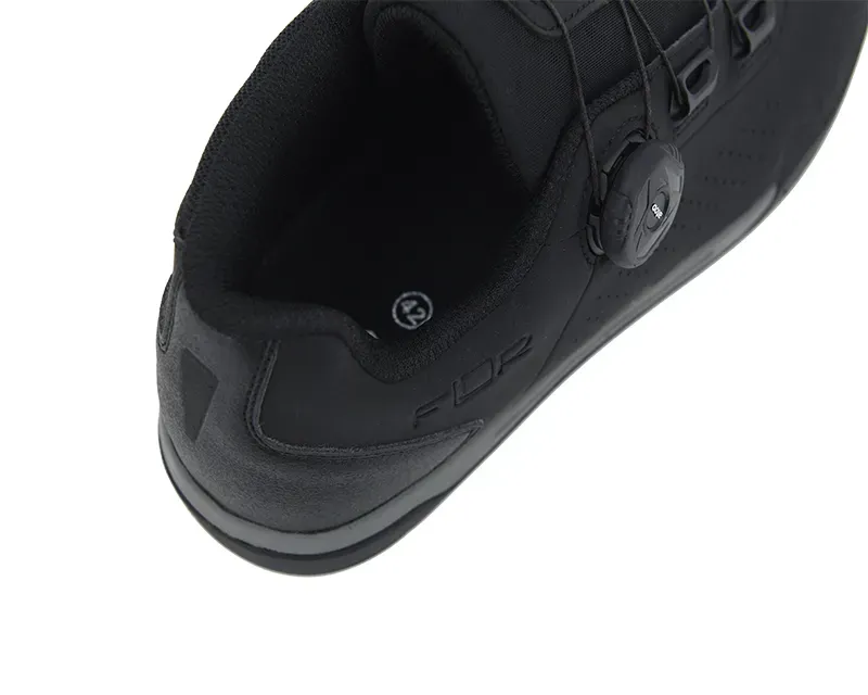 FLR Congo Pro Leather Flat Line Dial Shoes in Black-10