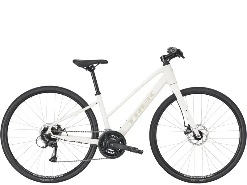 Trek FX 1 Midstep Gen 4 Hybrid Bike In Era White