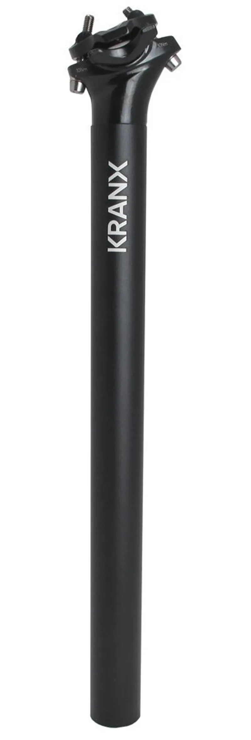 KranX Micro Alloy 400mm 0mm Offset Seatpost in Black
