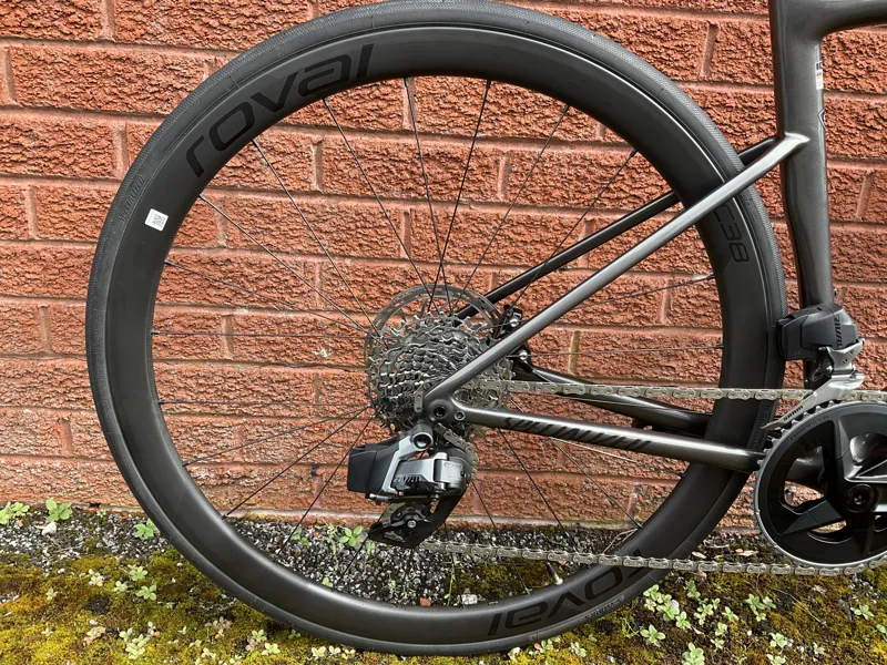 Demo - Specialized Tarmac SL8 Expert Road Bike in Smoke/Obsidian in 52cm-2