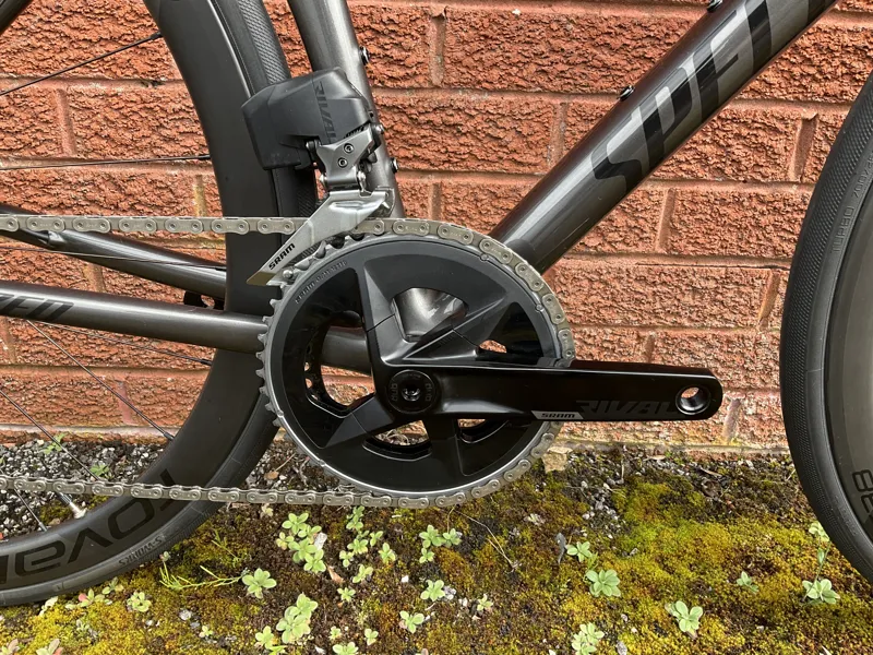 Demo - Specialized Tarmac SL8 Expert Road Bike in Smoke/Obsidian in 52cm-3