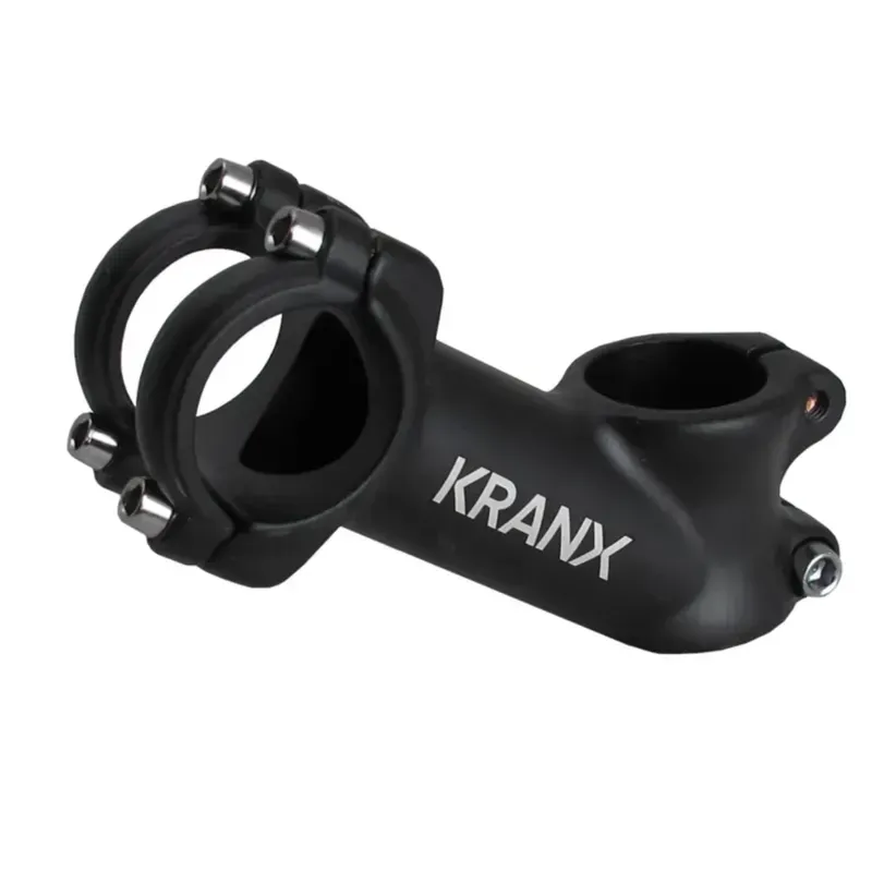 KranX 31.8mm Alloy 35-deg Rise A/Head 1-1/8-inch Stem in Black